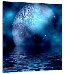 Obraz Měsíce nad hladinou moře (30x30 cm)