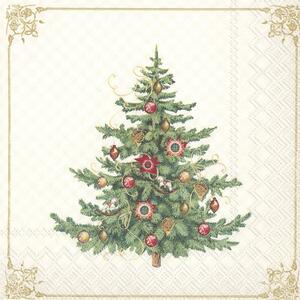 Dům Vánoc Vánoční papírové ubrousky Stromeček 20 ks