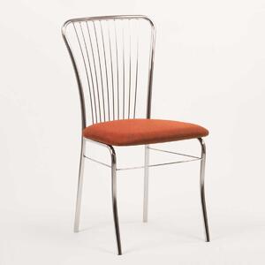 Stima Židle IRINA chromová s látkou Látky: LUX terracotta 10