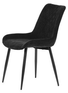 Jídelní židle černá látka DCL-218 BK2