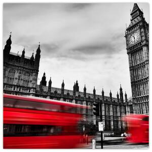 Obraz - Londýnské Houses of Parliament (30x30 cm)