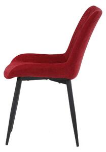 Jídelní židle červená látka DCL-218 RED2