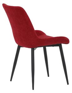 Jídelní židle GIANLUCA červená látka