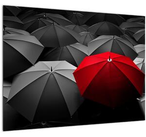Obraz otevřených deštníků (70x50 cm)