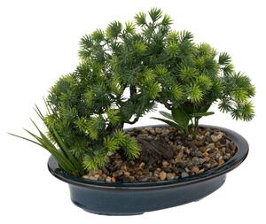 Umělá rostlina v květináči, bonsai, 25 cm