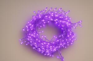 Vánoční LED nano řetěz, fialová, 2m, 200 LED