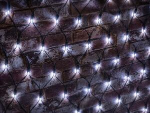Venkovní světelná síť, 3m*1,5m, 300 LED, studená bílá