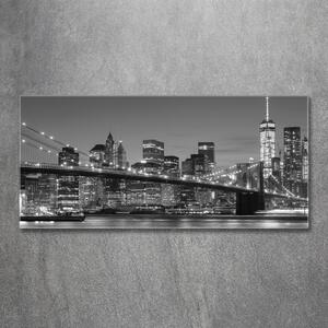 Foto-obraz fotografie na skle Manhattan noc osh-96464167