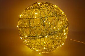 LED světelná koule, teplá bílá, různé velikosti Průměr (cm): 40 cm