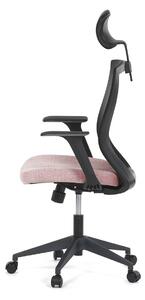 Kancelářská židle MARIE černo-růžová