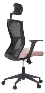Kancelářská židle MARIE černo-růžová