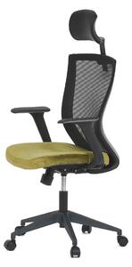 Kancelářská židle MARIE černo-světle zelená