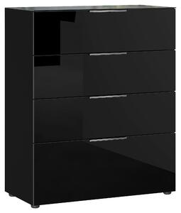 KOMODA, černá, 83/102/42 cm Premium Living - Široké komody