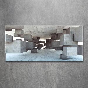 Fotoobraz na skle Kvádry v betonu osh-97581369