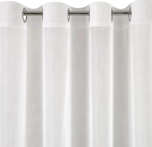 Bílá záclona na kroužcích LUCY 140x250 cm