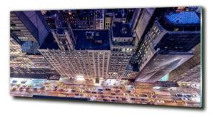 Fotoobraz na skle New York noc osh-98090978