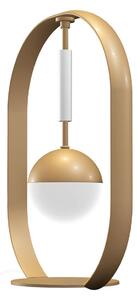 Aluminor Tamara designová stolní lampa, zlatá/bílá