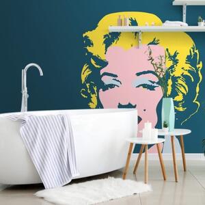 Tapeta Marilyn Monroe v pop art designu - 450x300