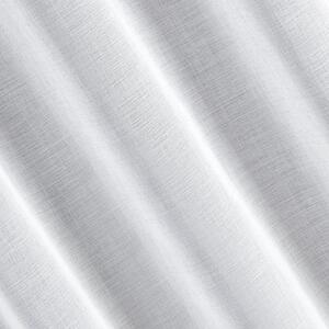 Bílá záclona na kroužcích LANA 350x150 cm