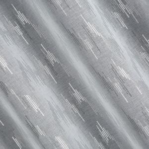 Eurofirany Bílá záclona na kroužcích Tilde 140x250 cm