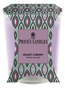 Price’s Price's vonná svíčka ve skle Velvet Cherry - hoření 45h