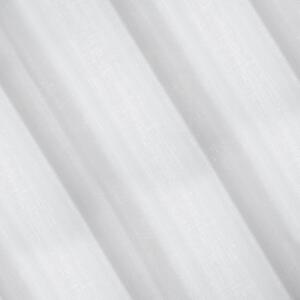 Bílá záclona na pásce VIOLA 140x270 cm