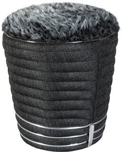 TABURET, textil, 42/50 cm MID.YOU - Taburety, Online Only
