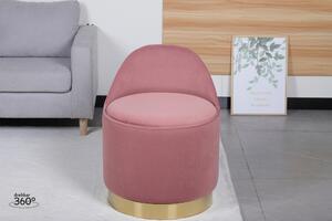 OTOČNÝ TABURET, textil, 52/68 cm MID.YOU - Taburety, Online Only