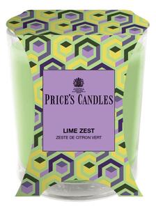 Price’s Price's vonná svíčka ve skle Lime Zest - hoření 45h
