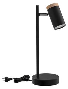 Candellux Stolní lampa LAGOS 1xGU10/15W/230V černá/hnědá CA0917