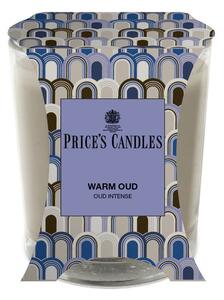 Price’s Price's vonná svíčka ve skle Warm Oud - hoření 45h