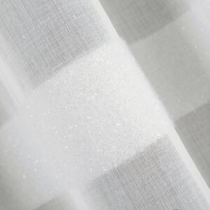 Bílá záclona na pásce Efile 295x250 cm