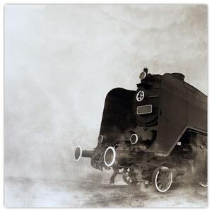 Obraz - Vlak v mlze (30x30 cm)