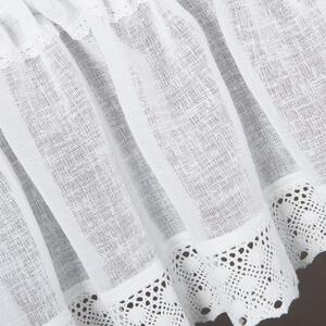 Bílá záclona LISA 150x60 cm