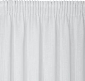 Bílá záclona na pásce VIOLA 140x270 cm