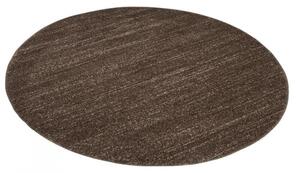 Kusový koberec Remon tmavě hnědý kruh 100x100cm