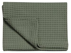 Vandyck Luxusní přehoz na postel Home Piqué waffle Earth green - 160x250 cm
