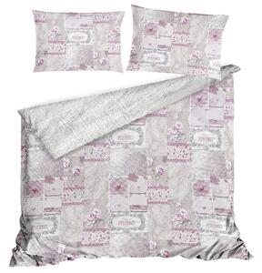 Gipetex Natural Dream Italské povlečení 100% bavlna Chic Rosa - 220x200 / 2x70x90 cm