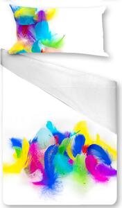 Gipetex Natural Dream 3D Italské povlečení 100% bavlna Piume - Peříčka - 140x200 / 70x90 cm