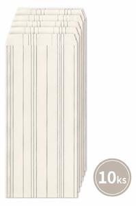 Dárkový papírový sáček s jemným proužkovaným vzorem – 12 × 24 cm | Set 10 ks 8796111