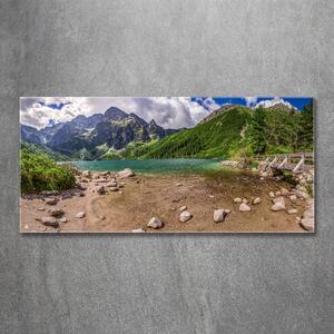 Foto-obraz fotografie na skle Jezero v horách osh-99700952