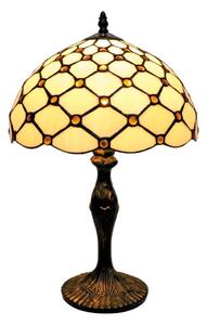 BRILAGI - Tiffany vitrážová stolní lampa IVORY SMOOTH 1xE27/60W/230V