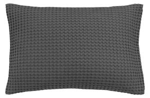 Vandyck Luxusní povlak na polštář Home Piqué waffle 40x55cm Off black