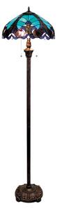 BRILAGI - Tiffany vitrážová stojací lampa CORAL 2xE27/60W/230V
