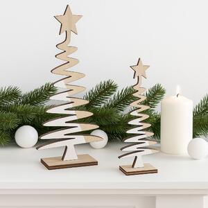 Dřevěný vánoční stromek z MDF 25 cm 2009358A