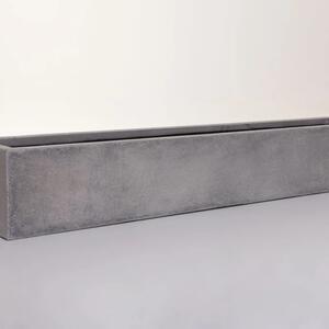 Truhlík FLOBO, sklolaminát, šířka 100 cm, beton-design