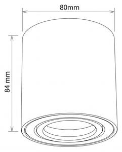 BRILAGI - Bodové svítidlo MIA 1xGU10/30W/230V 84x80 mm bílá