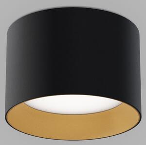 Led2 Přisazené stropní LED svítidlo ZETA ON, XS ⌀ 9 cm Barva: Černá, Stmívání, řízení: ON/OFF