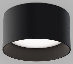 Led2 Přisazené stropní LED svítidlo ZETA ON, S ⌀ 12 cm Barva: Černá, Stmívání, řízení: DALI/PUSH