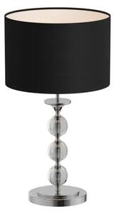 Moderní stolní lampa Rea černá/chrom